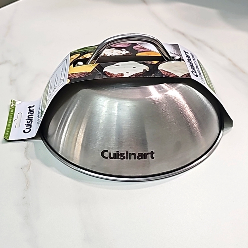 Cuisinart Grill Melting Dome stainless steel 9 inch